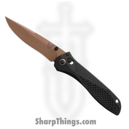 Benchmade – 710FE-2401 – McHenry & Williams – Seven Ten – Folding Knife – FDE Magnacut – Recurve DP – Black