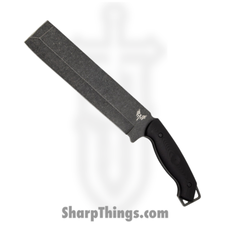 Combat Ready – CBRCBC01 – Cuma Battle – Fixed Blade Knife – 5140 Alloy Steel Black Cleaver – G10 – Black