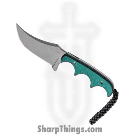 CRKT – 2379 – Minimalist Persian – Fixed Blade Knife – 8Cr13MoV Bead Blast Persian – Polished Resin Infused Fiber – Green