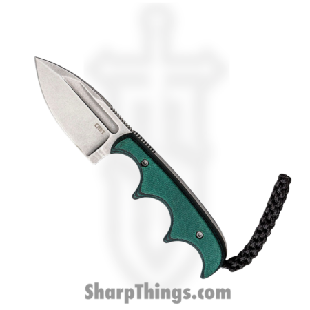 CRKT – CR2396 – Folts Minimalist – Fixed Blade Knife – 8Cr13MoV Stonewash Spear Point – Resin Infused Fiber – Green
