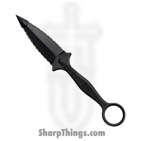 Cold Steel – CS92FR – FGX Ring Dagger – Fixed Blade Knife – Griv-Ex Black Dagger – Griv-Ex – Black