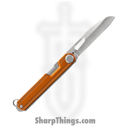 Gerber – G1724 – Armbar Slim Cut – Folding Knife – Stainless Steel Stonewash Sheepsfoot – Aluminum – Orange