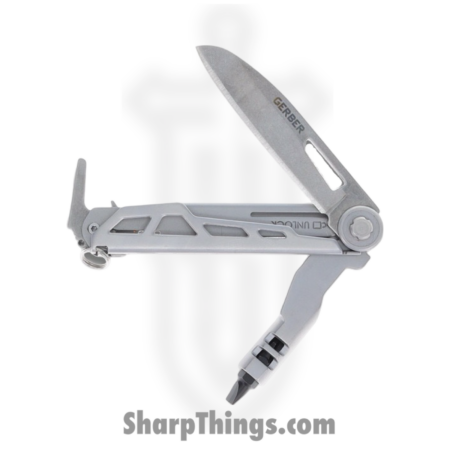 Gerber – G1728 – Armbar Slim Cut – Folding Knife – Stainless Steel Stonewash Sheepsfoot – Aluminum – Onyx