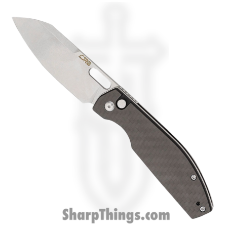 CJRB – J1929BCF – Ekko – Folding Knife – AR-RPM9 Stainless Stonewash Sheepsfoot – Carbon Fiber – Black