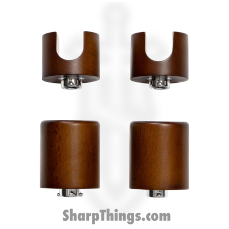 Holme & Hadfield – PILLARS-WT-4 – Combo Deck – 4 Extra Pillars – 2 Knife and 2 Watch – Walnut