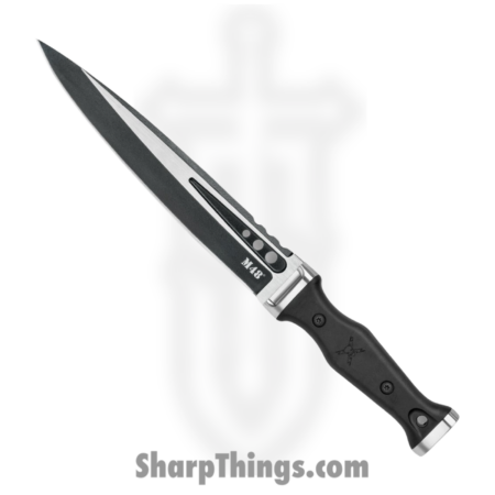 United Cutlery – UC3257 – M48 Highland Dirk – Fixed Blade Knife – 2Cr13 Black Oxide Dagger – TPR – Black