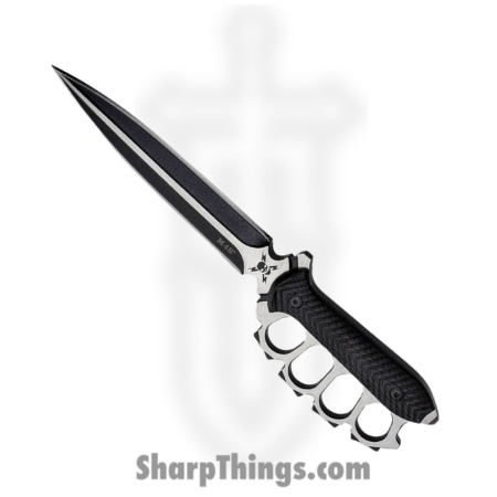 United Cutlery – UC3381 – M48 Liberator Trench Knife – Fixed Blade Knife – 2Cr13 Two Tone Black Satin Dagger – FRN – Black