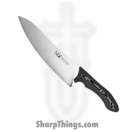 XinCross – XC110 – Tactical Chef Knife – Fixed Blade Knife – Alloy Steel Satin  – G10 – Black White