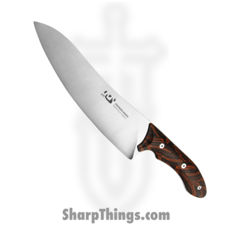 Xin Cutlery – XC143 – XinCross Tactical Chef Knife – Fixed Blade Knife – Alloy Steel Satin  – G10 – Black Orange
