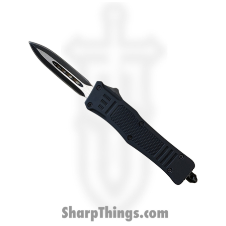 Steel River Knives – SB616DGBK – Midway II OTF Auto – 440 2 Tone Dagger – Black