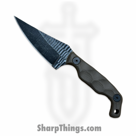 Stroup Knives – MINI1-FDE-G10 – Mini 1 – Fixed Blade Knife – 1095 HC Acid Wash Wharncliffe – G10 – FDE