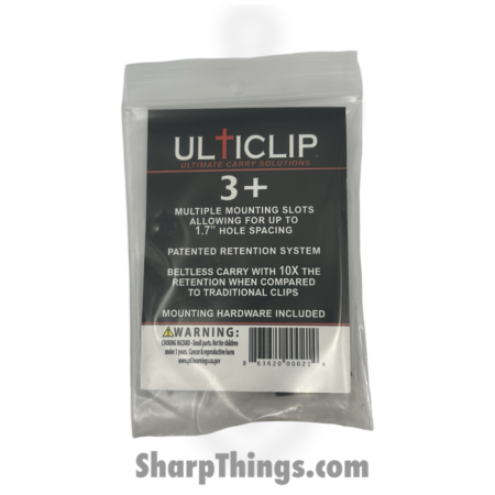 ULTICLIP – 214-DUC3+ – Ulticlip 3+ – C-1075 Black Oxide  – Black