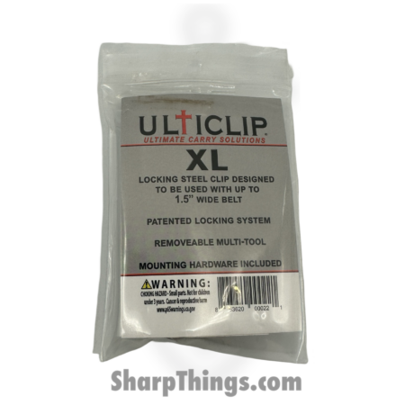 ULTICLIP – 221-DUCXLX – Ulticlip XL – 1075 & 1050 Spring Steel Black Oxide – Black