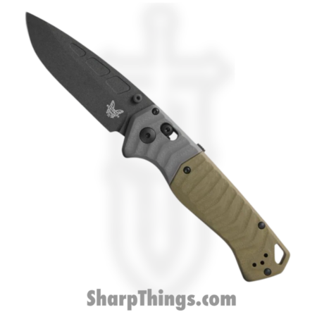 Benchmade – 593BK – PSK – Folding Knife – CPM MagnaCut Coated Drop Point – G10 – OD Green