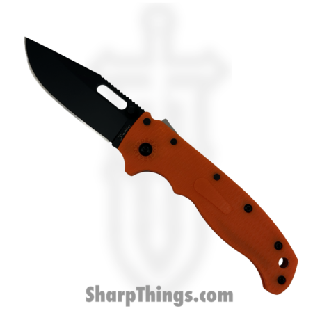 Demko Knives – DEMAD205F16B – AD 20.5 Shark-Lock – Folding Knife – D2 Coated Clip Point – G10 – Orange