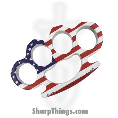 VOC – H-19-T – Heavy Duty Paper Weight Knuckle – Solid Metal – Red White Blue