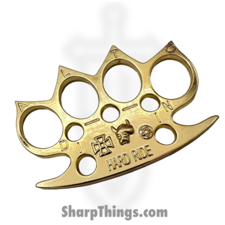 VOC – KN-12-GD – Hard Ride Heavy Duty Metal Buckle Paper Weight – Solid Brass – Gold