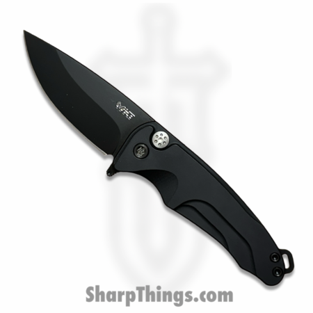 Medford Knife and Tool – MK0934PQ-42AB-TPCP-Q4 – Smooth Criminal – Folding Knife – S45VN DLC Drop Point – Aluminum – Black