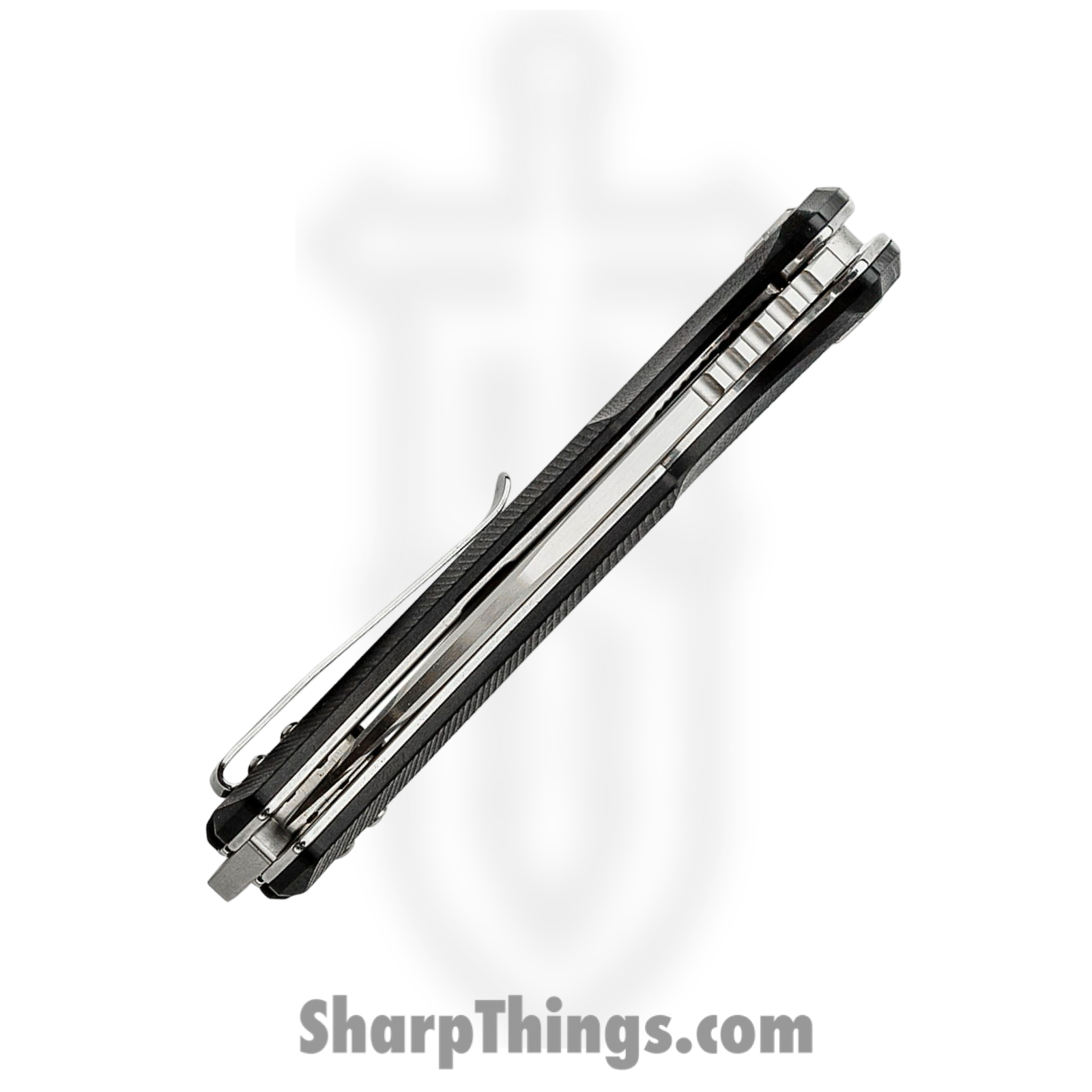 QSP - QS121C - Snipe - Folding Knife - D2 Satin Drop Point - G10 - Black - Image 5