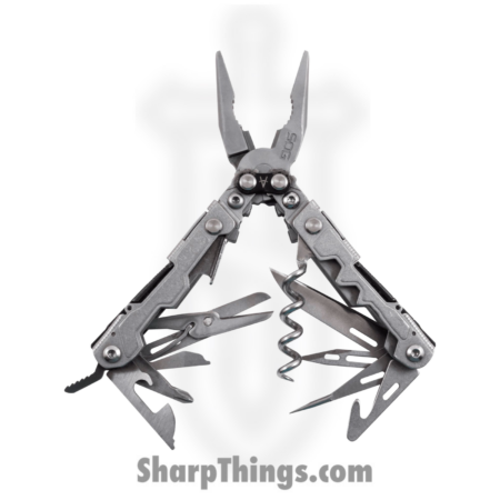 SOG – SOGPL1001CP – PowerLitre Multi-Tool – Stonewash  – Stainless – Natural