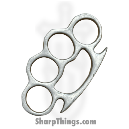 VOC – KN-01-SL – Knuckle Duster Brass Knuckle – Solid Steel – Silver
