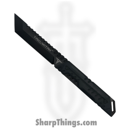 Takumitak – TKF216BK – Solution – Fixed Blade Knife – D2 Blackwash Tanto – G10 – Black