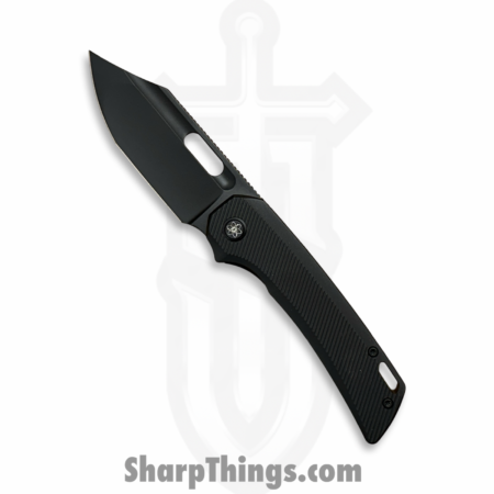 EMPEDC – EMP-REL-DLC-DLC – Relative Framelock – Folding Knife – CPM MagnaCut DLC Bowie – Titanium – Black