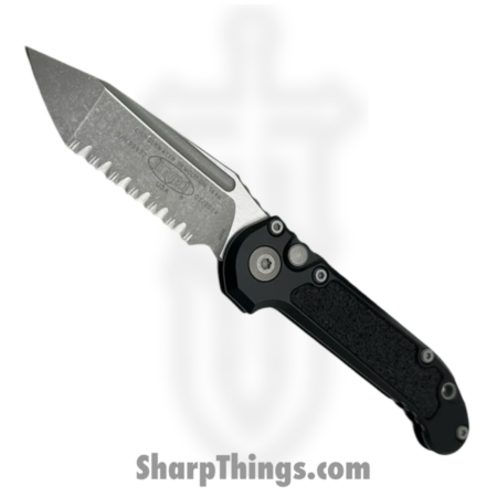 Microtech – 1136-12AP – L.U.D.T. Gen III – Automatic Knife – M390MK Apocalyptic Tanto – 6061-T6 Aluminum – Black