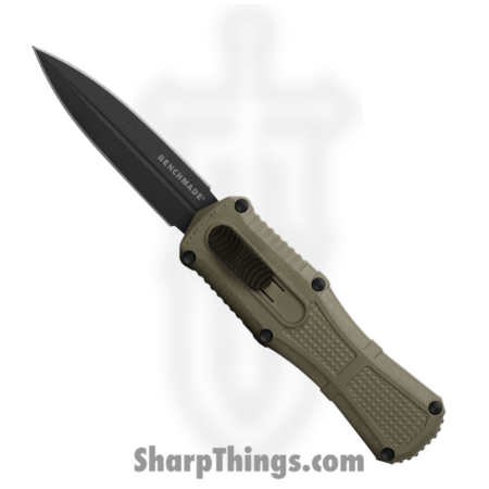 Benchmade – 3375GY-1 – Mini Claymore – OTF Auto – D2 Coated Dagger – Grivory – Ranger Green