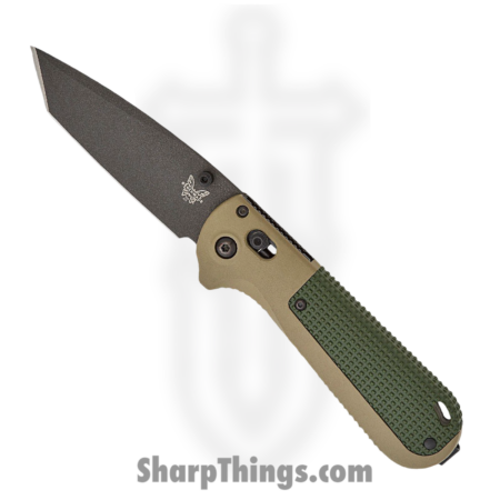 Benchmade – 431BK-1 – Redoubt – Folding Knife – D2 Coated Tanto – Grivory – Ranger Green