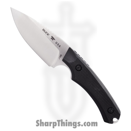 Buck – BU664BKS – Alpha Hunter Elite – Fixed Blade Knife – CPM MagnaCut Satin Drop Point – G10 – Black