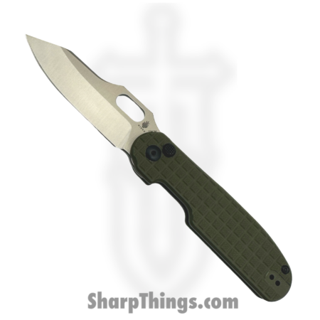 Kizer Cutlery – KIV4562C1 – Cormorant – Folding Knife – 154CM Satin Clip Point – Frag G10 – OD Green
