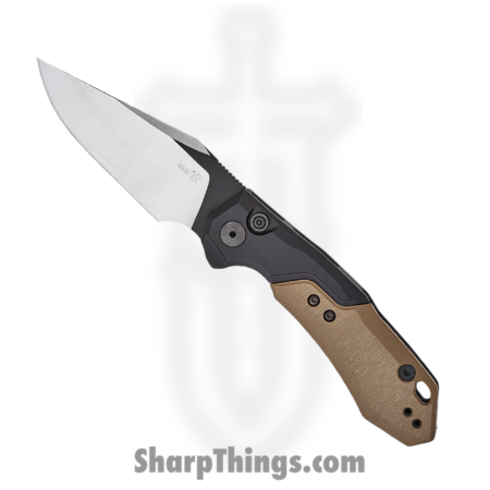 Kershaw – KS7851 – Launch 19 – Automatic Knife – CPM 154 Two Tone Clip Point – 6061-T6 Aluminum G10 – Black Brown