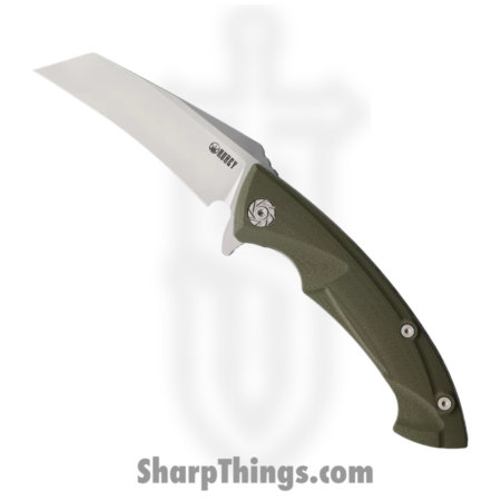 Kubey – KUB212B – Anteater – Folding Knife – D2 Satin Reverse Tanto – G10 – Green