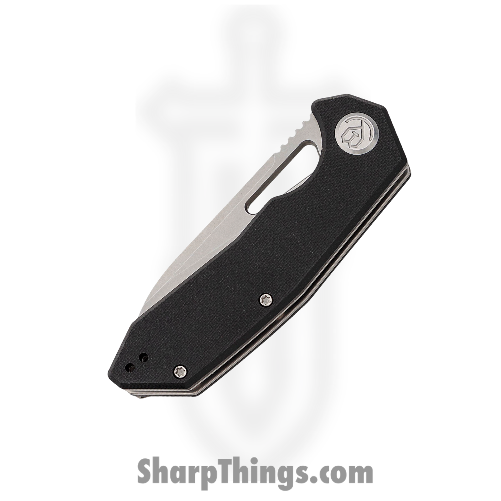 Kubey - KUB291A - Vagrant - Folding Knife - AUS-10A Blasted Modified Wharncliffe - G10 - Black - Image 3
