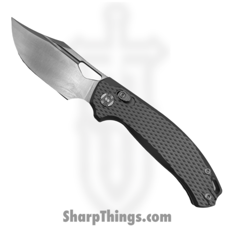 Kunwu – KUNX707T1A – Django Crossbar Lock – Folding Knife – ELMAX Satin Clip Point – Titanium – Textured