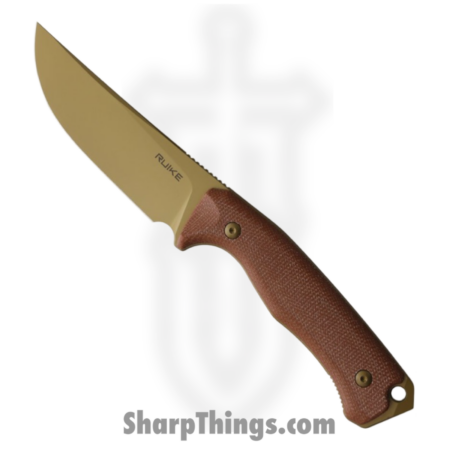 Ruike – RKEF186MN – F186 – Fixed Blade Knife – D2 Coated Clip Point – Micarta – Tan