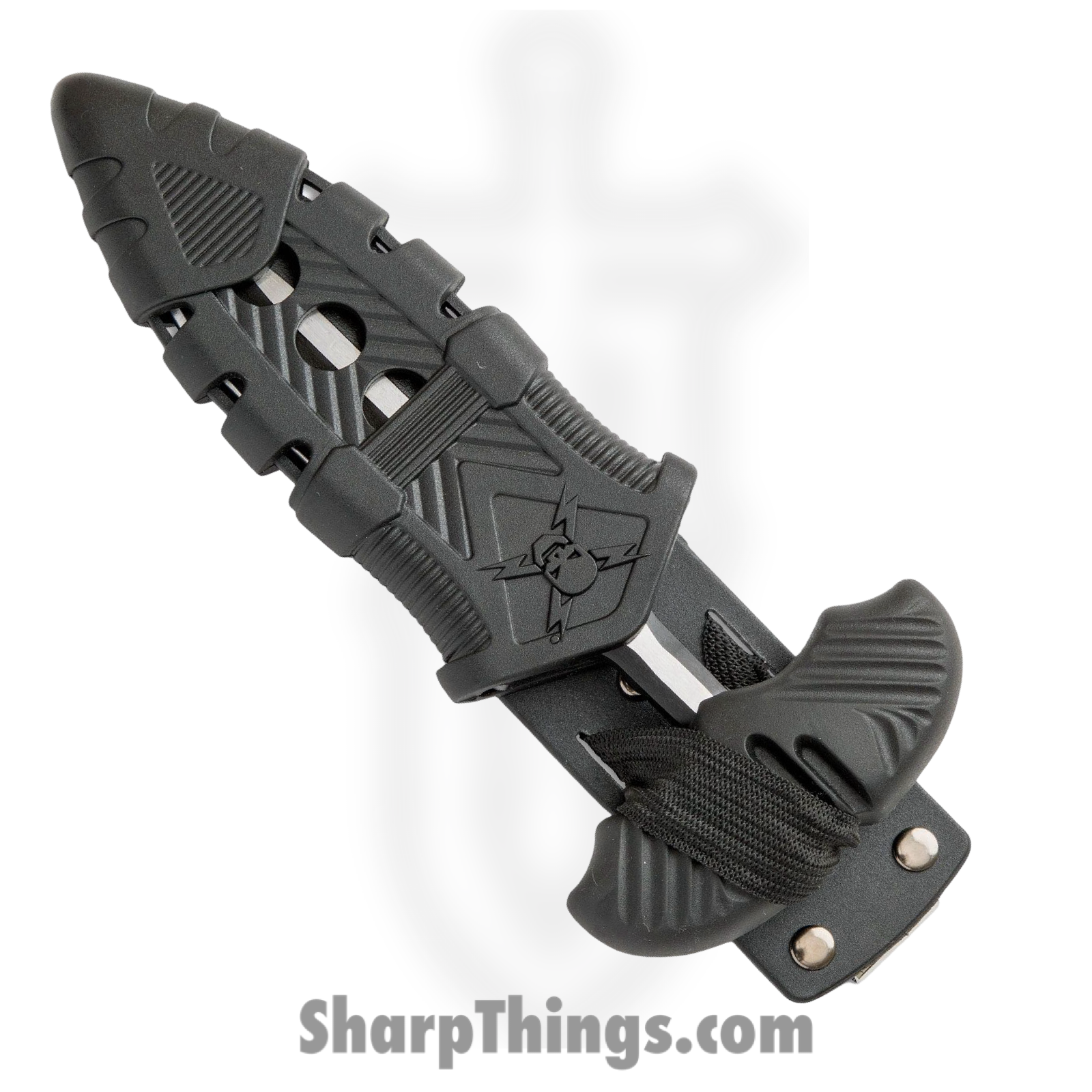 United Cutlery - UC3332 - M48 Push Dagger - Fixed Blade Knife - 2Cr13 Two Tone Dagger - TPR - Black - Image 3