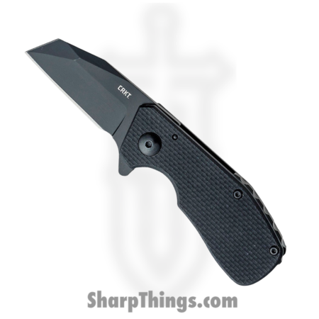 CRKT – CR4021GK – Razelcliffe Compact – Folding Knife – 8Cr13MoV Coated Wharncliffe – G10 SS – Black