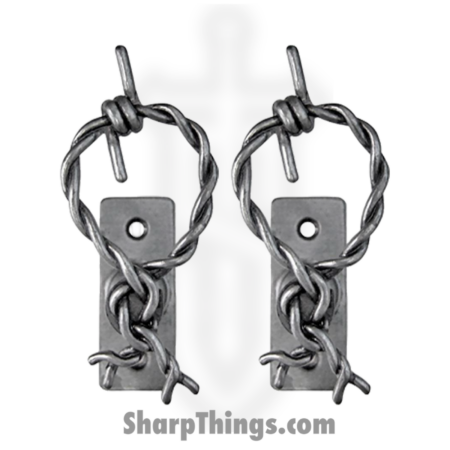 Denix – DX20G – Barbed Wire Hanger Pair – Metal – Silver