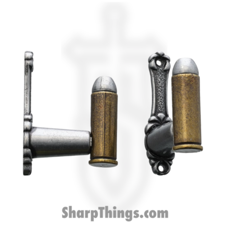 Denix – DX35 – Bullet Gun Sword Hanger 2 Piece Set – Metal – Silver