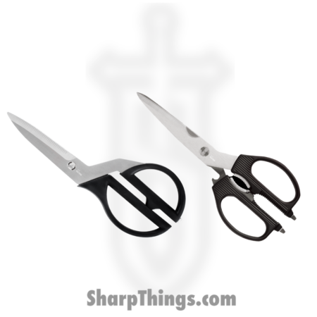 Kai – KAS7000 – 2 Pc Shear Set – 420J2 SS Satin Shear – Polymer – Black