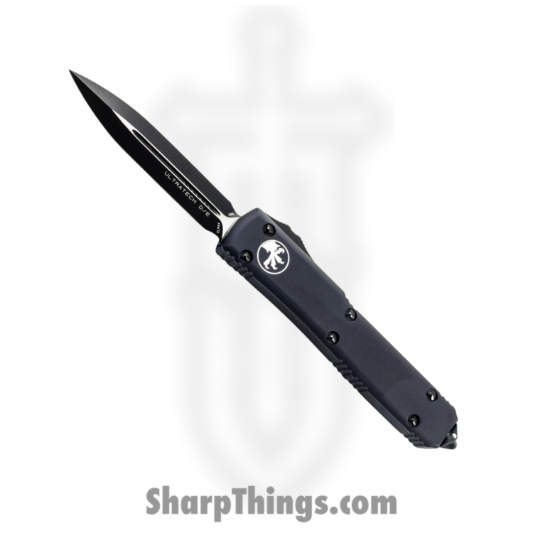 Microtech - 122-1T - Ultratech Tactical - OTF Auto - Black Dagger - 6061-T6 Aluminum - Black - Image 17