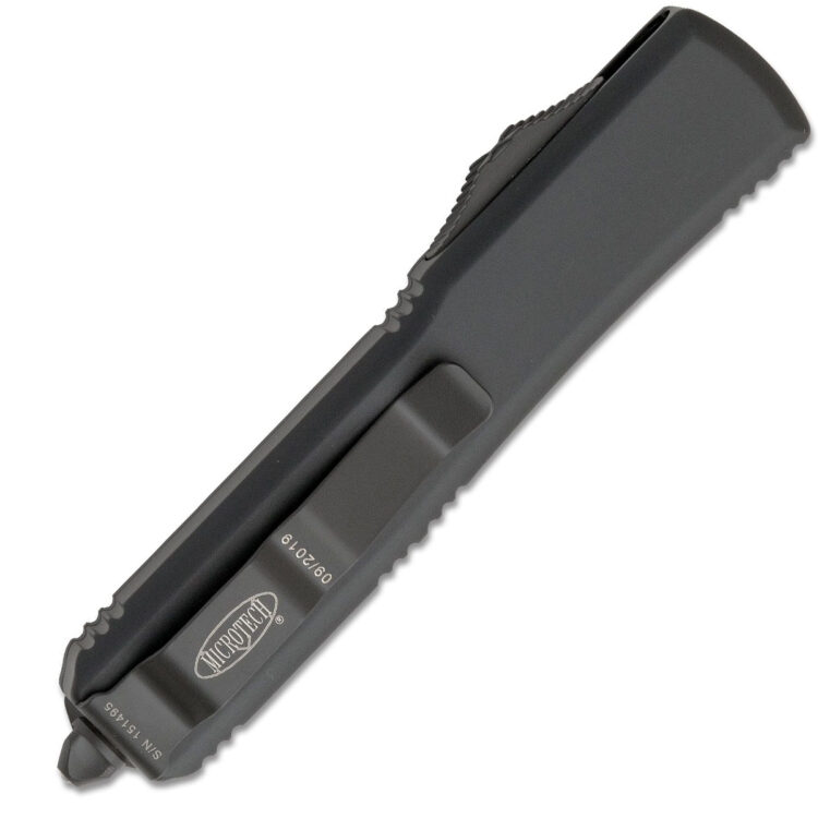 Microtech - 122-1T - Ultratech Tactical - OTF Auto - Black Dagger - 6061-T6 Aluminum - Black - Image 7