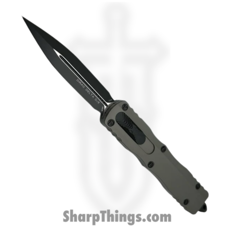 Microtech – 227-1NC – Dirac Delta – OTF Auto – M390 Coated Dagger – 6061-T6 Aluminum – Natural