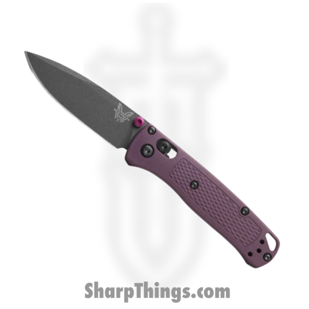 Benchmade – 533GY-09 – Mini Bugout – Folding Knife – CPM S30V Coated Drop Point – Grivory – Dark Purple