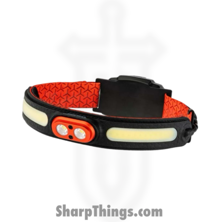 NEBO – NEB-HLP-0021 – Curvbeam 600 Flex – 180 Degree Headlamp – 600 Lumen – Black / Red