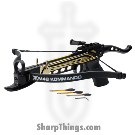 United Cutlery – UCB3M48 – Self-Cocking Pistol Crossbow – Graphite Alloy Brass – Black