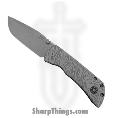 McNees  – MAC23.5Beskar – MAC 2 3.5 – Folding Knife – CPM MagnaCut Stonewash Clip Point – Titanium – Beskar