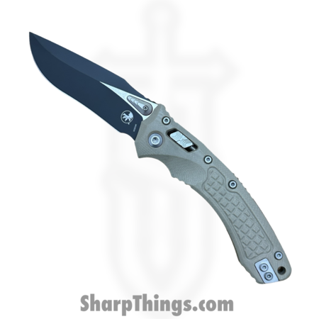 Microtech – 137RL-1FRGTTA – Amphibian – Folding Knife – M390MK Coated Drop Point – G10 – Tan